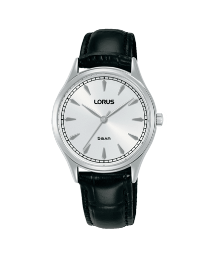 Reloj Lorus Mujer RG297YX9 Piel Negra Acero Analógico
