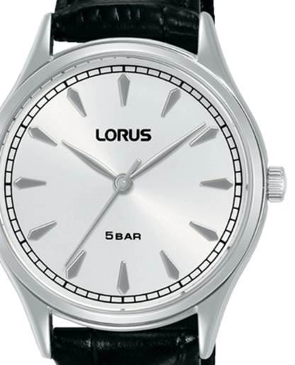 Reloj Lorus Mujer RG297YX9 Piel Negra Acero Analógico