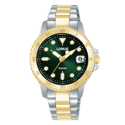 Reloj Lorus Mujer RG820DX9 Acero Bicolor Dorado Analógico