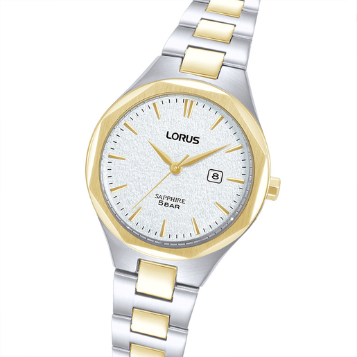 Reloj Lorus Mujer RH754BX9 Acero Bicolor Dorado Analógico