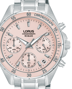 Reloj Lorus Mujer RT355LX9 Cronógrafo Acero Analógico