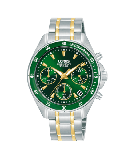 Reloj Lorus Mujer RT357LX9 Cronógrafo Acero Bicolor Dorado Analógico