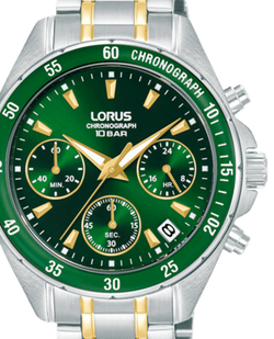 Reloj Lorus Mujer RT357LX9 Cronógrafo Acero Bicolor Dorado Analógico