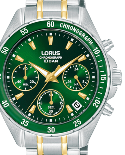 Reloj Lorus Mujer RT357LX9 Cronógrafo Acero Bicolor Dorado Analógico
