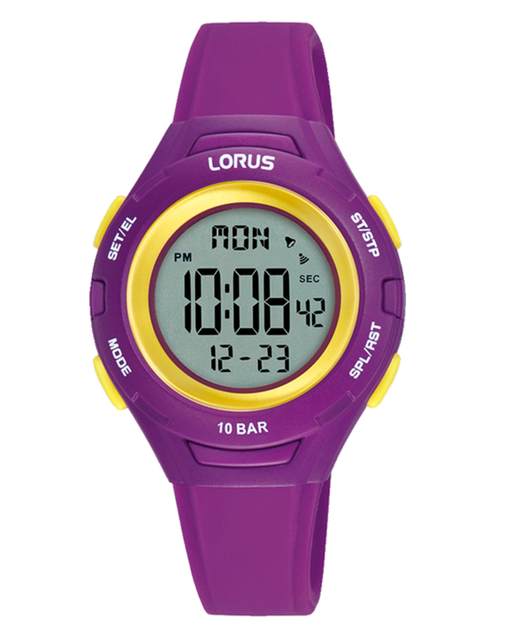 Reloj Lorus Nińa R2397PX9 Sport Morado Digital