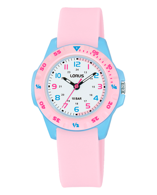 Reloj Lorus Nińa RRX67JX9 Sport Rosa Bicolor Celeste
