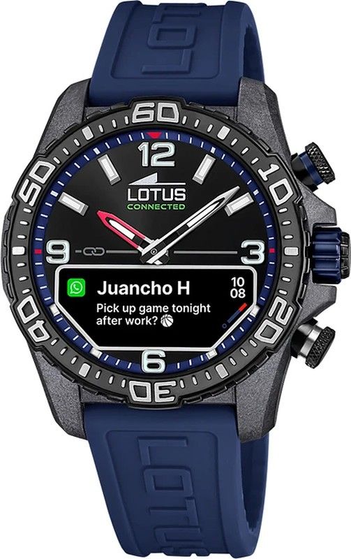 Lotus Connected Watch 20000/1 Smartwatch Esporte Azul Escuro