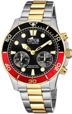 Reloj Lotus Connected Hombre 18801/4 Hybrid Bicolor Plateado Dorado