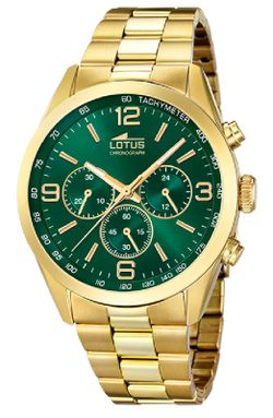 Reloj Lotus Hombre 18153/B Acero Dorado