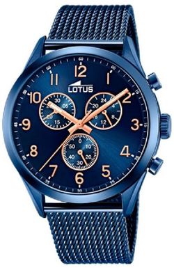 Reloj Lotus Hombre 18638/1 Acero Azul