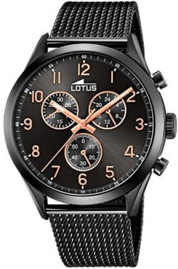 Reloj Lotus Hombre 18639/1 Acero Negro