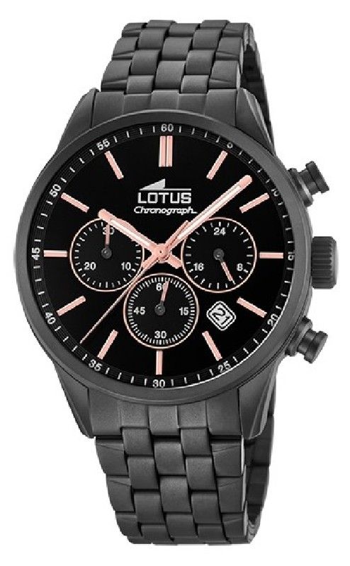 Lotus herreur 18668/2 sort stål