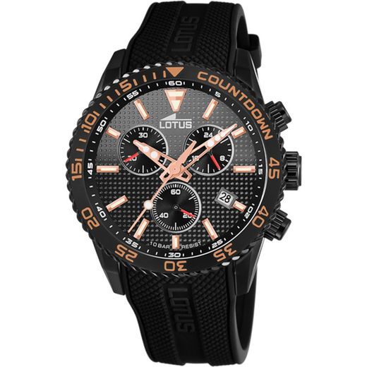 Rellotge Lotus Home 18672/C Sport Negre Chrono
