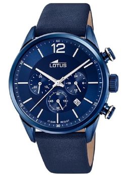 Reloj Lotus Hombre 18681/1 Piel Azul