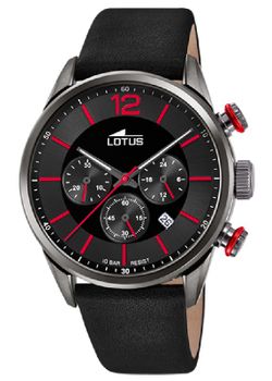 Lotus Men's Watch 18687/6 Black Leather
