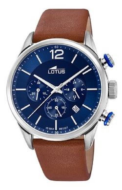 Lotus Herrenuhr 18689/1 braunes Leder