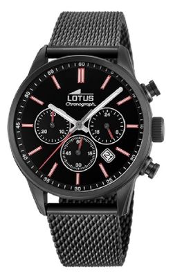 Reloj Lotus Hombre 18700/1 Acero Negro