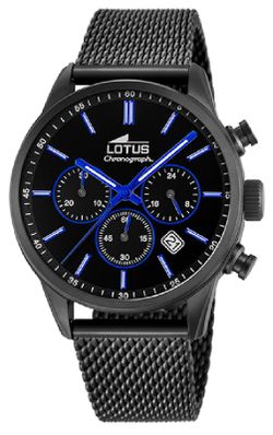 Reloj Lotus Hombre 18700/3 Acero Negro