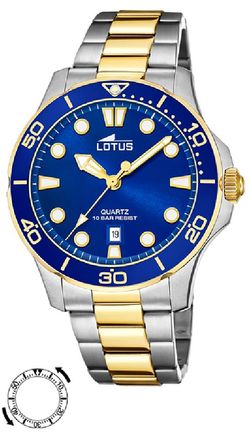 Montre Homme Lotus 18760/1 Bicolore Argent Or