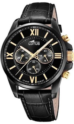Reloj Lotus Hombre 18881/3 Piel Negro
