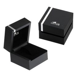 Relógio masculino Lotus 18954/3 couro preto