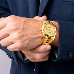 Reloj Lotus Hombre 19005/1 Acero Dorado Analógico