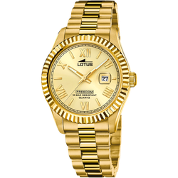 Reloj Lotus Hombre 19005/1 Acero Dorado Analógico