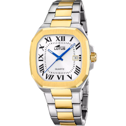 Reloj Lotus Hombre 19048/1 Acero Plateado Bicolor Dorado