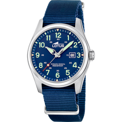 Reloj Lotus Hombre 19055/2 Nylon Azul Acero Analógico
