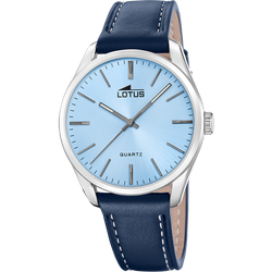 Reloj Lotus Hombre 19065/1 Piel Azul Acero Analógico