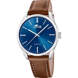 Reloj Lotus Hombre 19065/2 Piel Marrón Acero Analógico