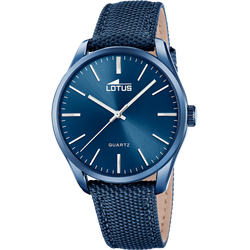 Reloj Lotus Hombre 19071/1 Nylon Azul Acero Gris Analógico