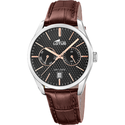 Reloj Lotus Hombre 19073/4 Piel Marrón Acero Analógico