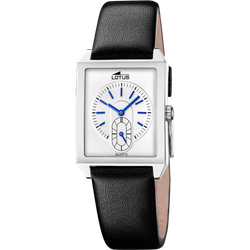 Reloj Lotus Hombre 19078/1 Piel Negra Acero Analógico