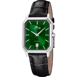 Reloj Lotus Hombre 19080/3 Piel Negra Acero Analógico
