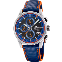 Reloj Lotus Hombre 19085/3 Acero Piel Azul Analógico