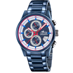Reloj Lotus Hombre 19086/1 Acero Azul Analógico