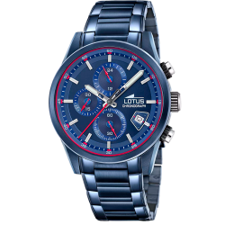 Reloj Lotus Hombre 19086/2 Acero Azul Analógico