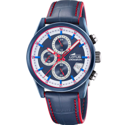 Reloj Lotus Hombre 19087/1 Acero Azul Piel Azul Analógico