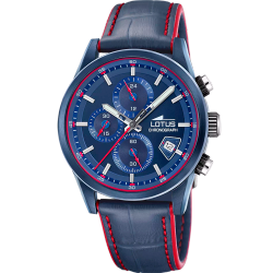 Reloj Lotus Hombre 19087/2 Acero Azul Piel Azul Analógico