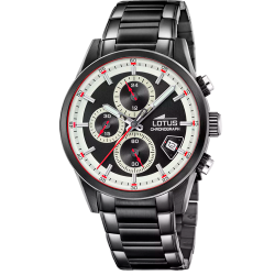 Reloj Lotus Hombre 19088/1 Acero Negro Analógico