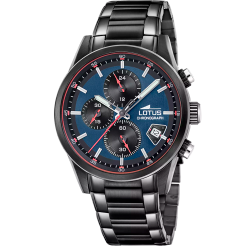 Reloj Lotus Hombre 19088/2 Acero Negro Analógico