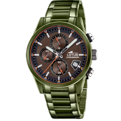 Reloj Lotus Hombre 19090/2 Acero Verde Analógico