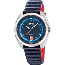 Reloj Lotus Hombre 19096/1 Acero Piel Azul Analógico