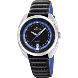 Reloj Lotus Hombre 19096/3 Acero Piel Azul Analógico