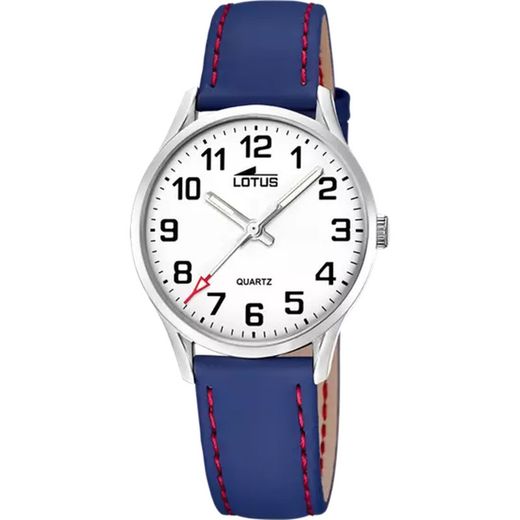 Lotus Kinderuhr 18406/D, blaues Leder