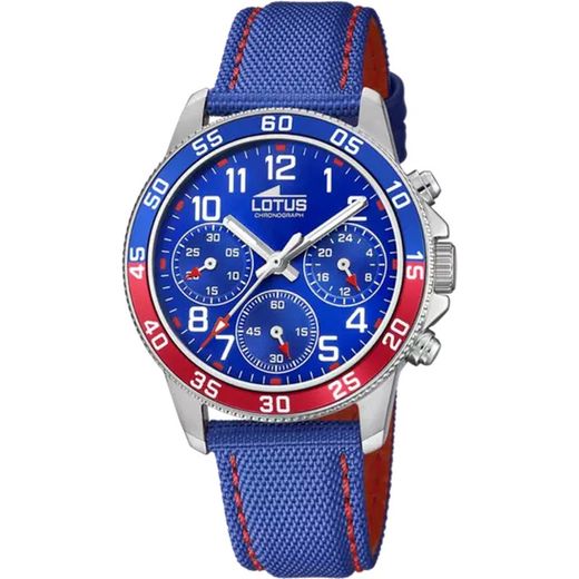 Orologio Da Bambino Lotus 18581/4 Pelle Blu