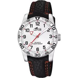 Reloj Lotus Infantil 18665/1 Piel Negro