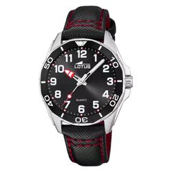 Reloj Lotus Infantil 18861/2 Piel Negro