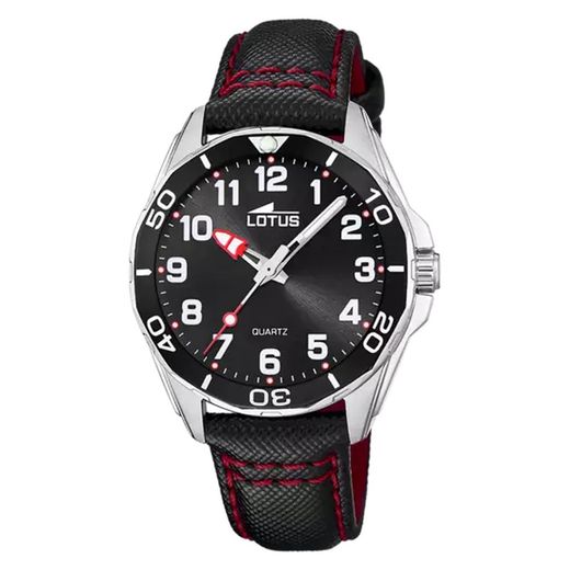 Reloj Lotus Infantil 18861/2 Piel Negro
